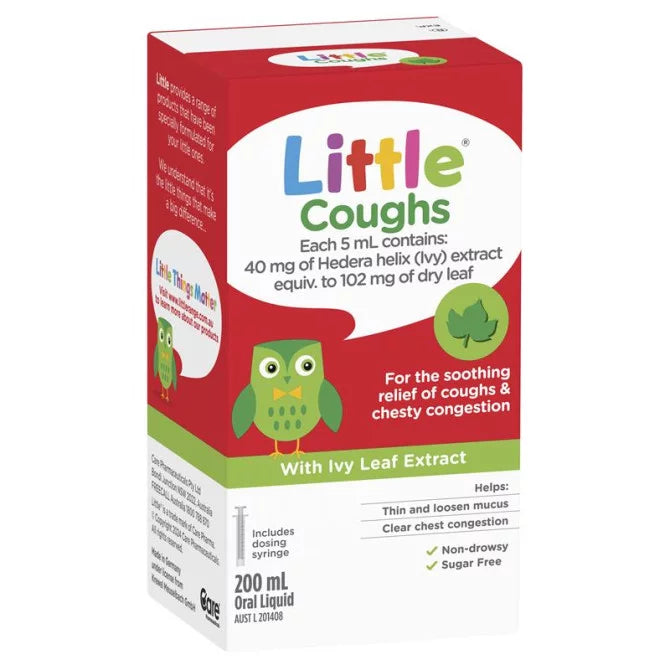 Little Coughs Ivy Leaf Extract 6m+ 200ml