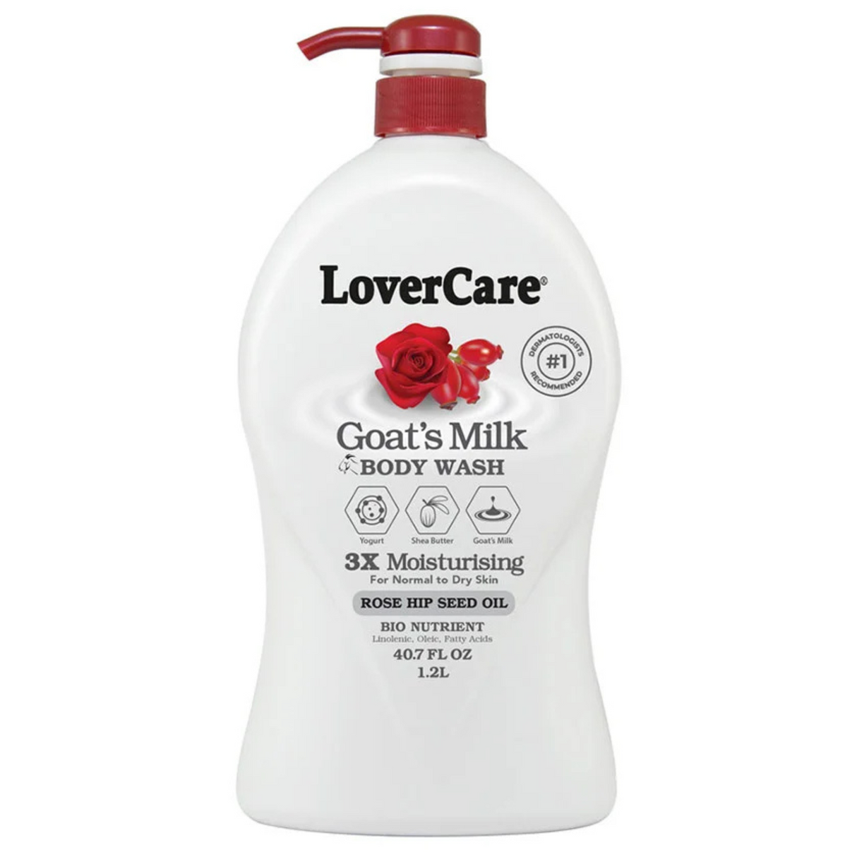 LoverCare Goat's Silver Cream Cream Rose Hạt giống Hông Hạt 1.2L