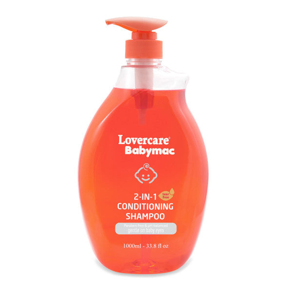 Lovercare babymac 2in1 แชมพูตามเงื่อนไข 1L