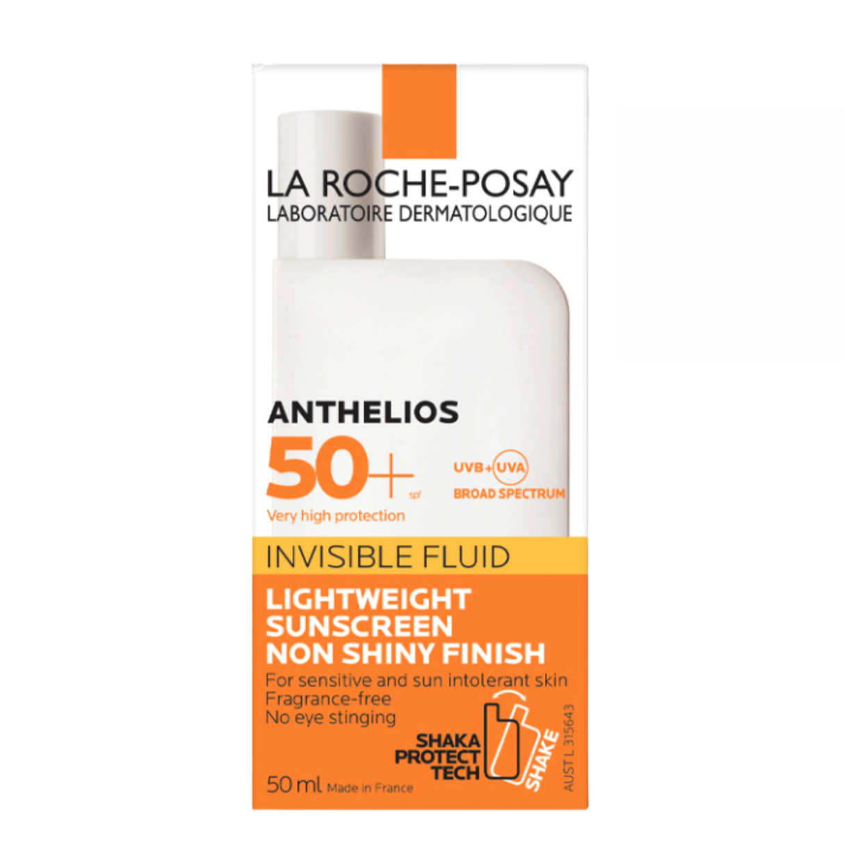 La Roche-Posay Anthelios隐形流体脸SPF50 50ml