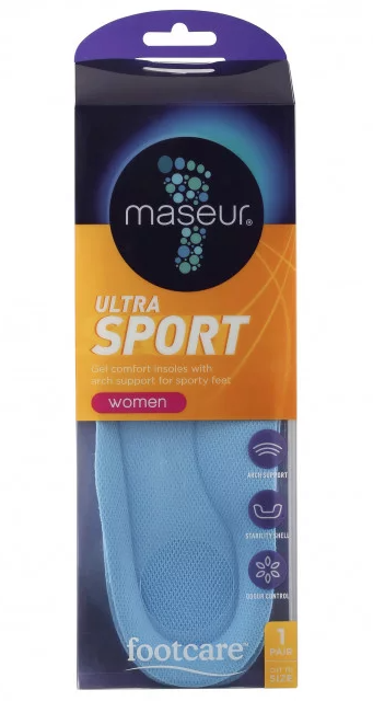 Maseur footcare Women's Ultra Sport Insoles 1 คู่
