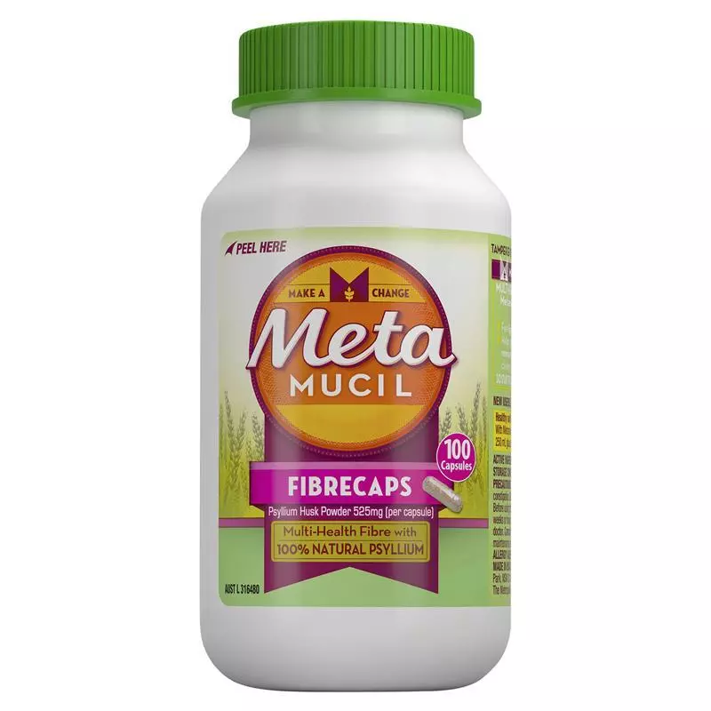 Metamucil Fibercaps 100 แคปซูล
