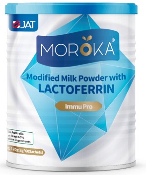 Moroka Modified Milk Powder with Lactoferrin Immu Pro (2g x 60 Sachets) 120g