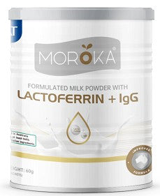 Moroka Formulated Milk Powder with Lactoferrin + IGG (1g x 60 Sachets) 60g