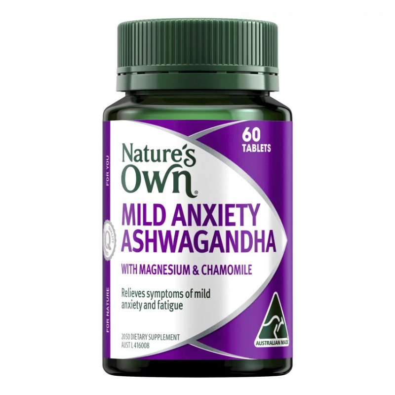Natures Own Mild Anxiety Ashwagandha 60 Tablets