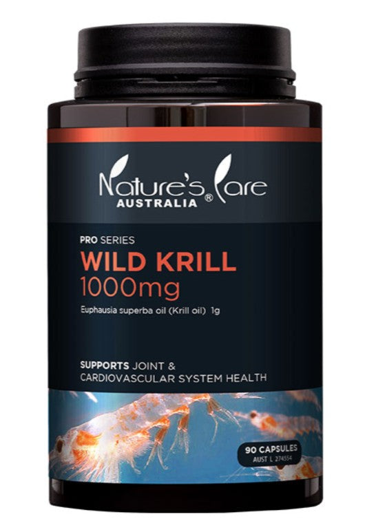 Nature's Care Pro Series Wild Krill 1000mg 90 Capsules