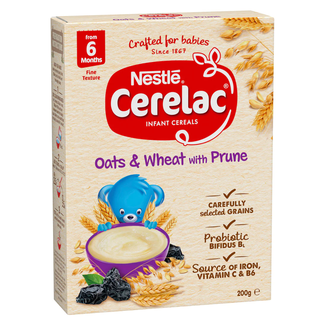 Nestle Cerelac Oats & Wheat กับ Prune