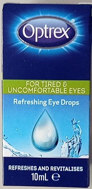 Optrex Refreshing Eye Drops For Tired Eyes 10ml