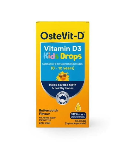 OsteVit-D Vitamin D3 Kids Drops 0-12 Years 15ml