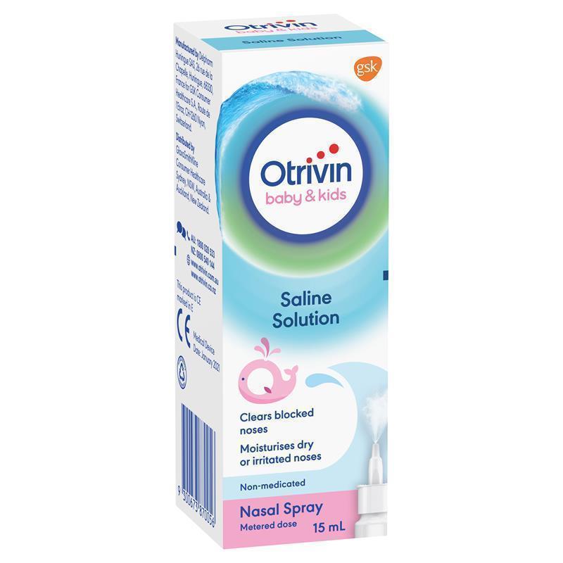Otrivin Baby and Kids Saline Nasal Spray 15ml