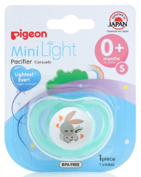 Pigeon Minilight Pacifier Small 0+ Month 1パック