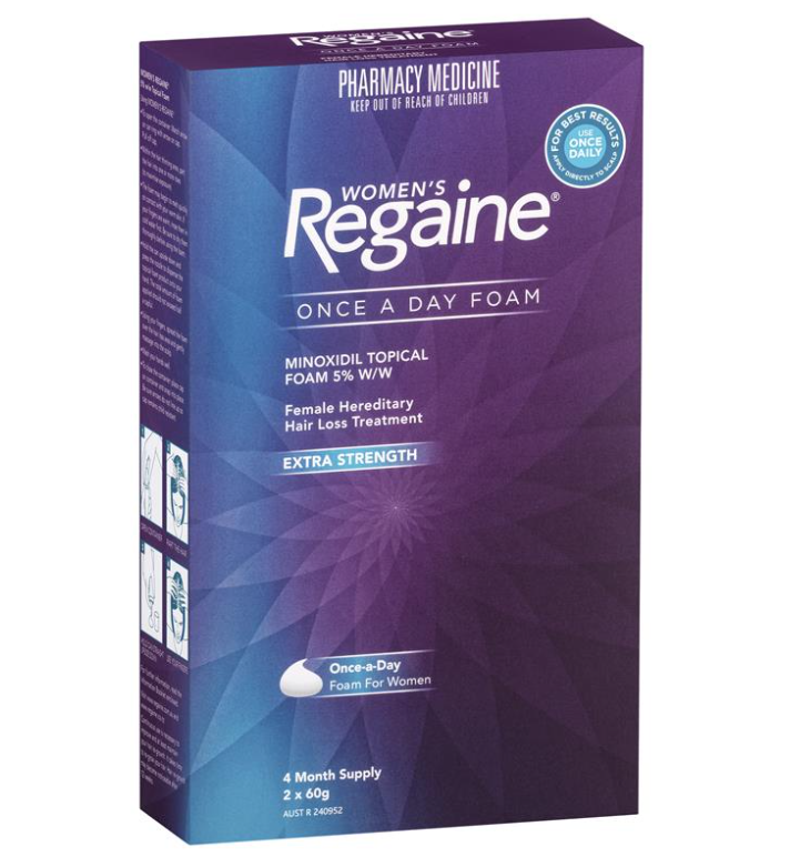 女性の回復エクストラストレングミノキシジルフォームヘア再生治療2 x 60g