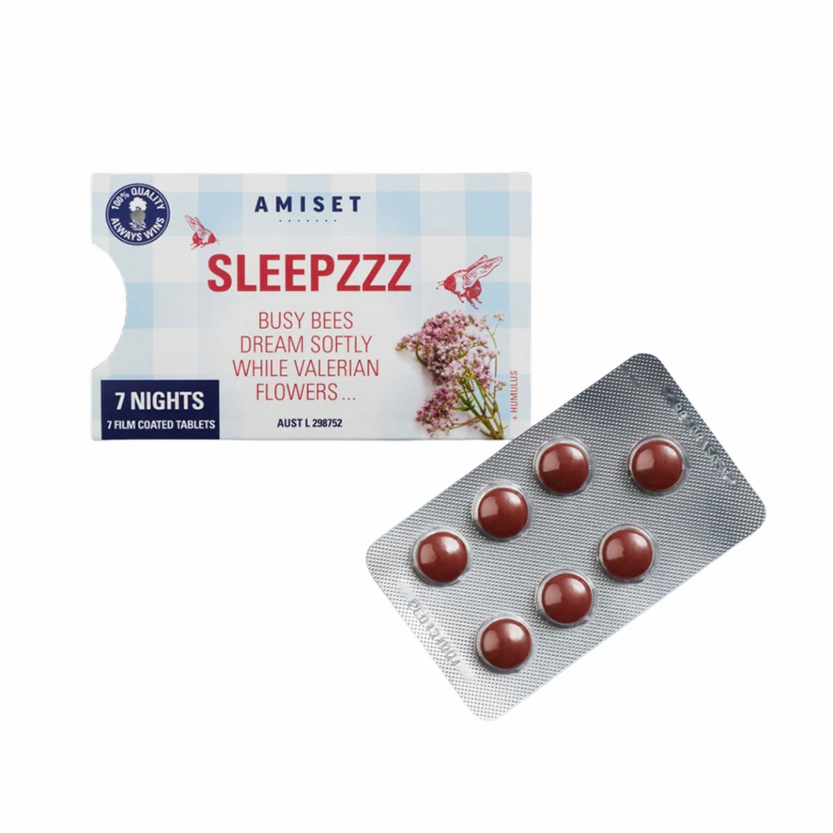 Sleepzzz 7 đêm Gói vỉ, 7 viên