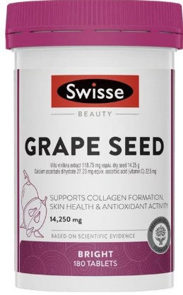 Swisse Beauty Grape Hạt giống (sáng) 180 viên