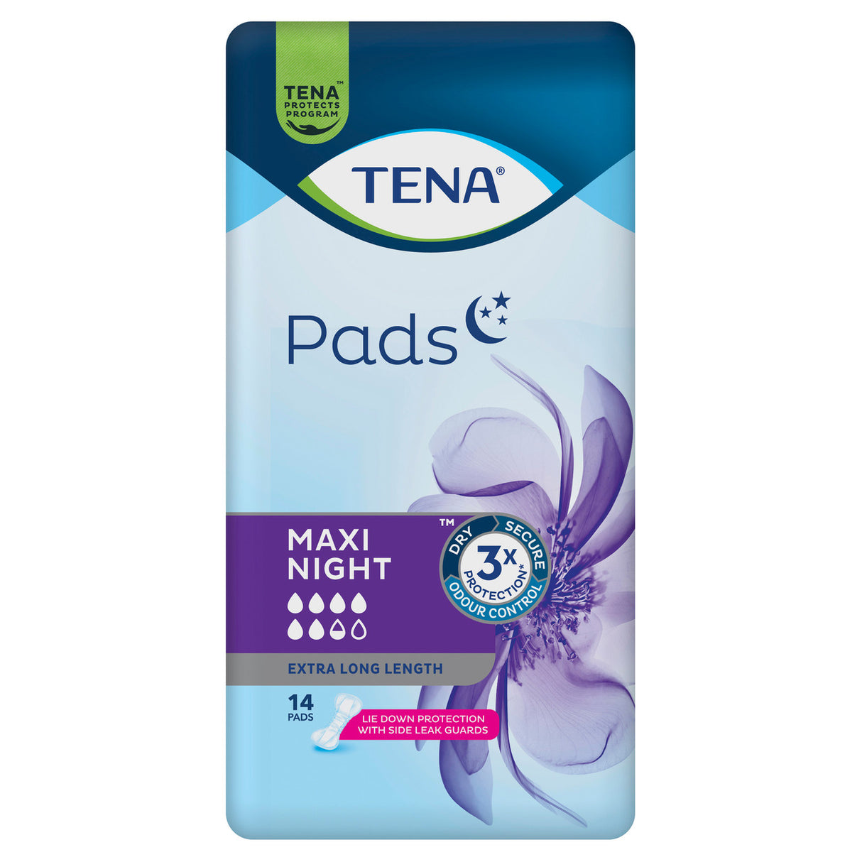 Tena Pads Maxi Night 6,5 giọt 14 miếng đệm