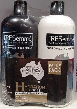 TRESEMMEシャンプーおよびコンディショナー値パック900ml