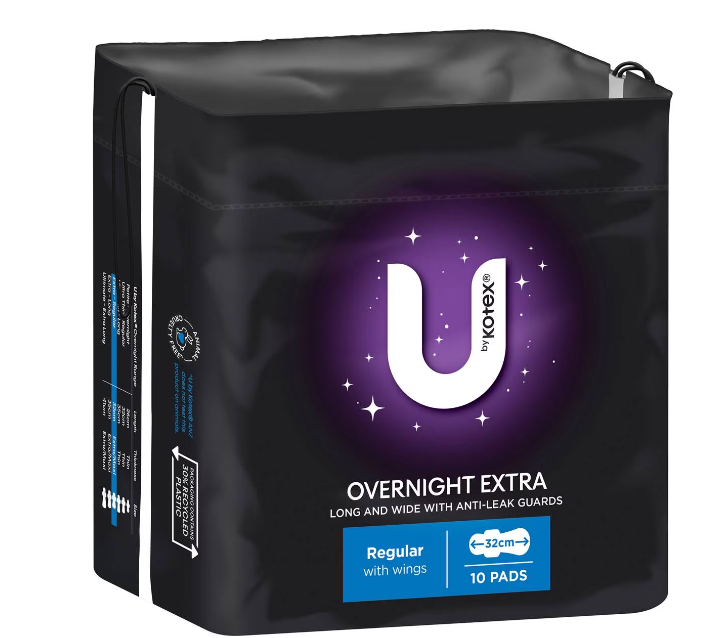 U của kotex thêm qua đêm thường xuyên với cánh 10 miếng đệm