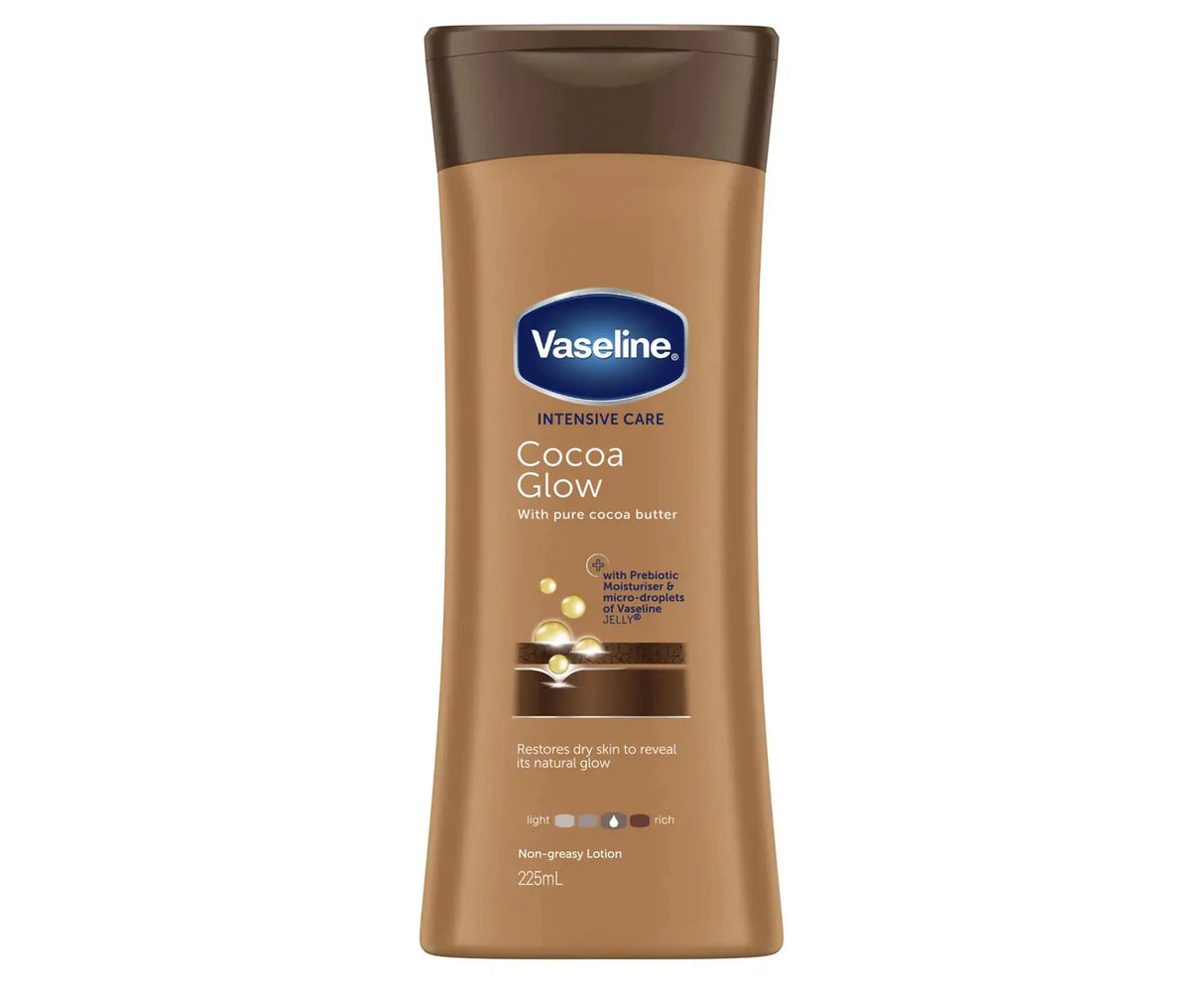 ワセリン集中治療ココアグローローション225ml