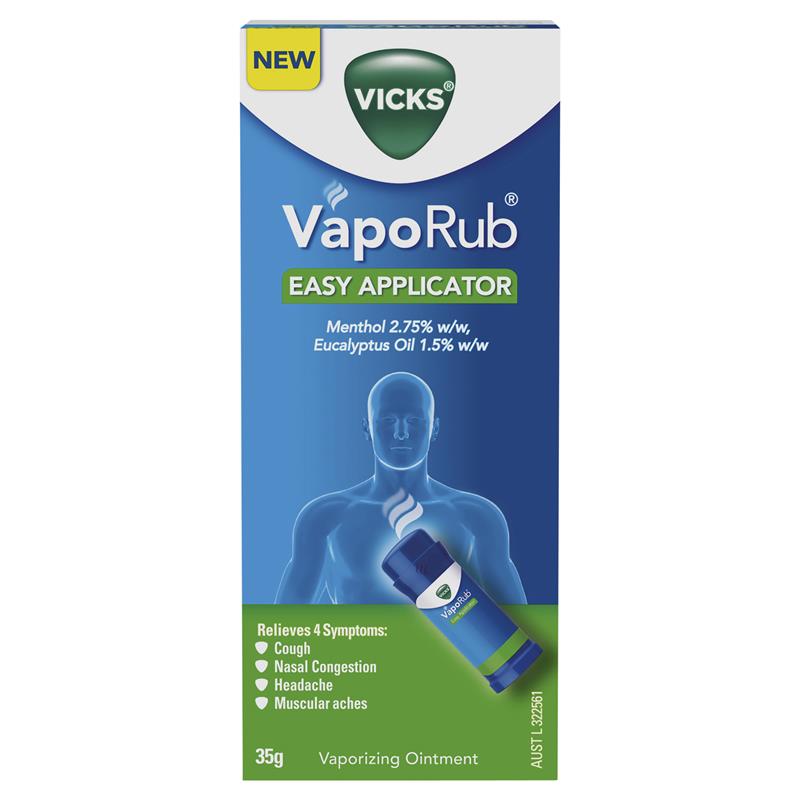 Vicks Vaporub Ứng dụng dễ dàng 35G