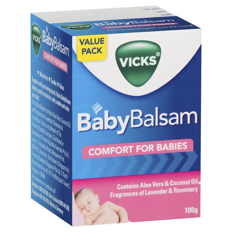 Vicks Baby Balsam Comfort cho trẻ sơ sinh 100g