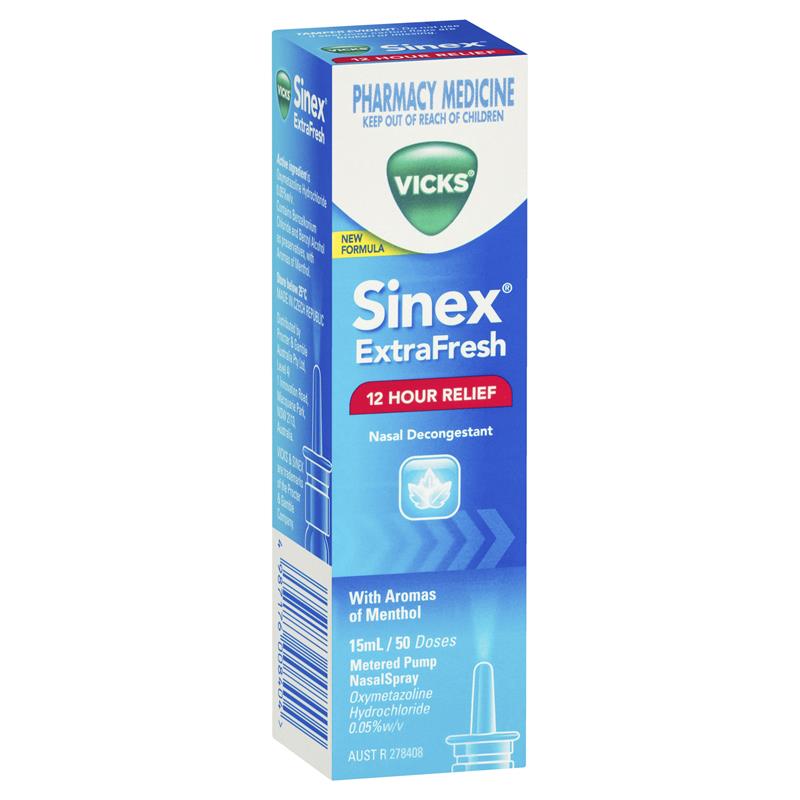Vicks Sinex thêm bình thuốc thông mũi tươi