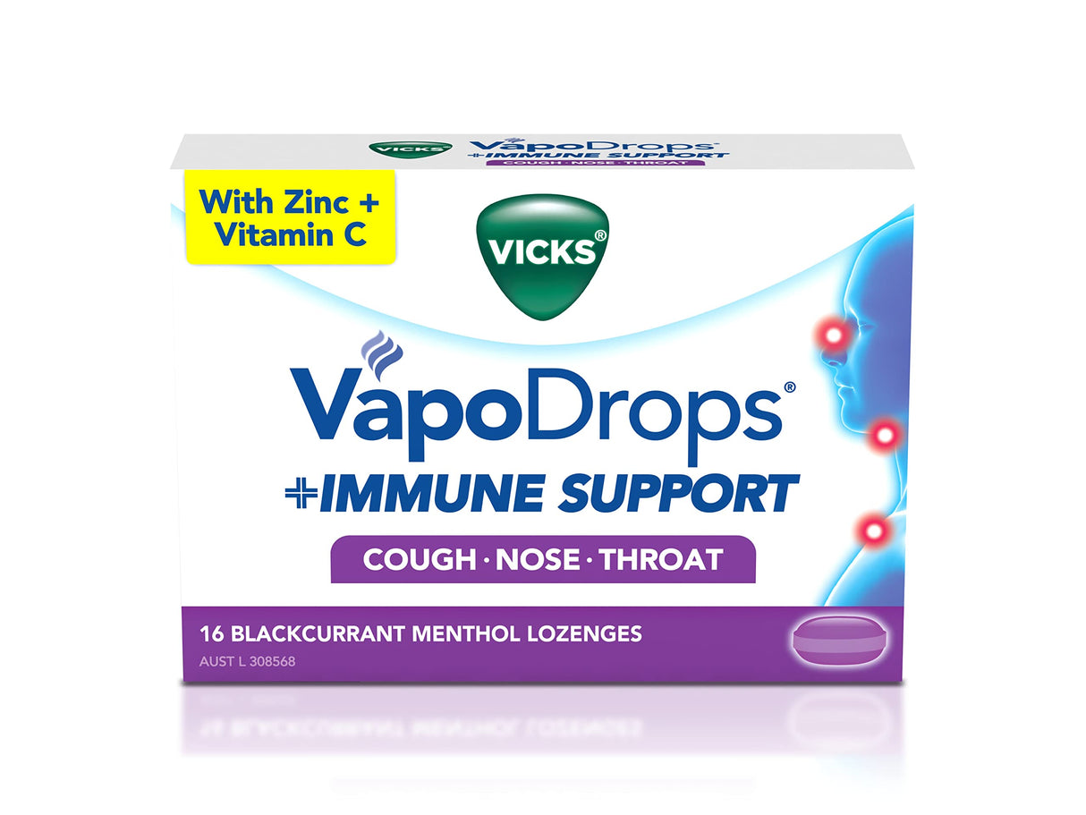 Vicks Vapodrops + Hỗ trợ miễn dịch 36