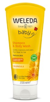 Weleda Calendula Baby Shampoo and Body Wash 200ml