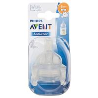 Philips Avent Anti-Colic 6m+ Fast Flow Teats 2 Pack