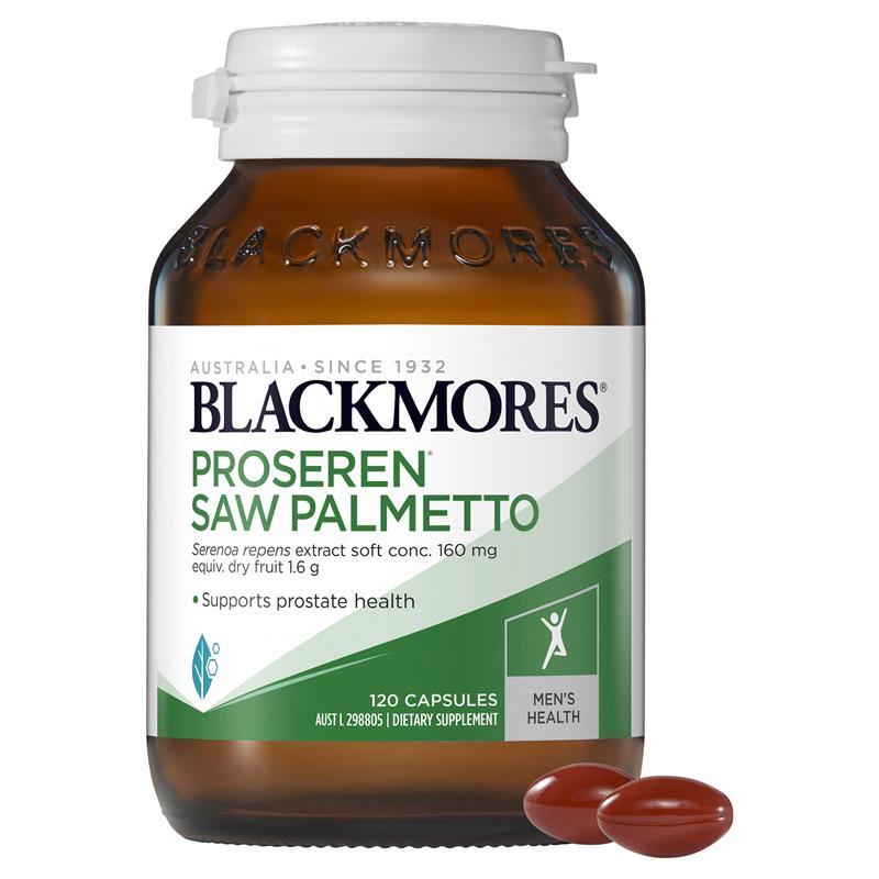 Blackmores Proseren เห็น Palmetto 120 Capsules