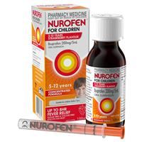 Nurofen兒童5-12歲草莓味100ml