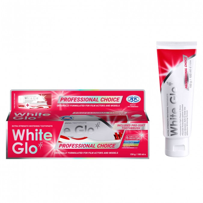 White Glo Chuyên nghiệp Lựa chọn Kem đánh răng trắng 150g