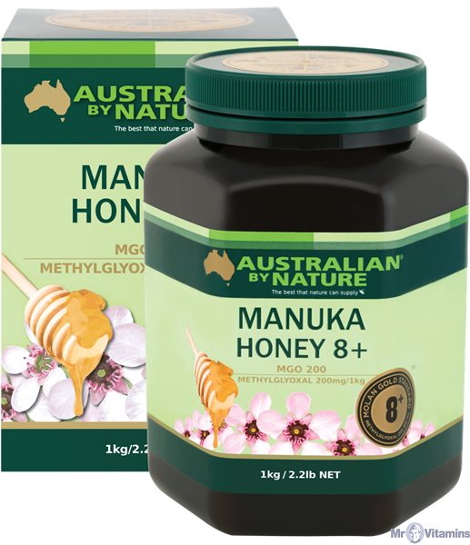 Úc bởi thiên nhiên manuka mật ong 8+ mgo 200 1kg
