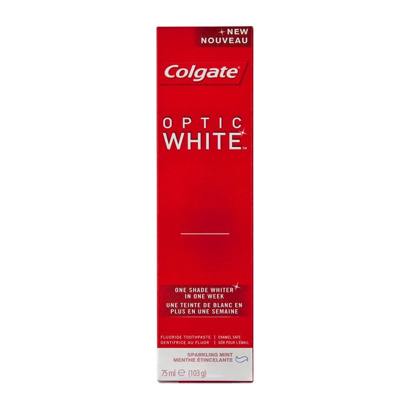 Colgate optic White Sparkling白の歯磨き粉75ml(100g)