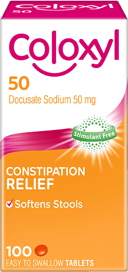 Coloxyl 50mg Thương làm mềm phân 100 viên 100 viên