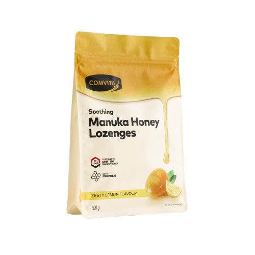 Comvita Manuka Honey Lozenges with Propolis Lemon Flavour 500g