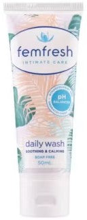 Femfresh chăm sóc thân mật Wash hàng ngày làm dịu và làm dịu 50ml