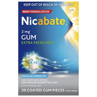 Nicabate Gum Fresh 2mg 30 gói