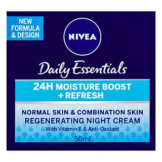 Nivea Daily Essentials 24 giờ tăng cường độ ẩm cho kem đêm 50ml