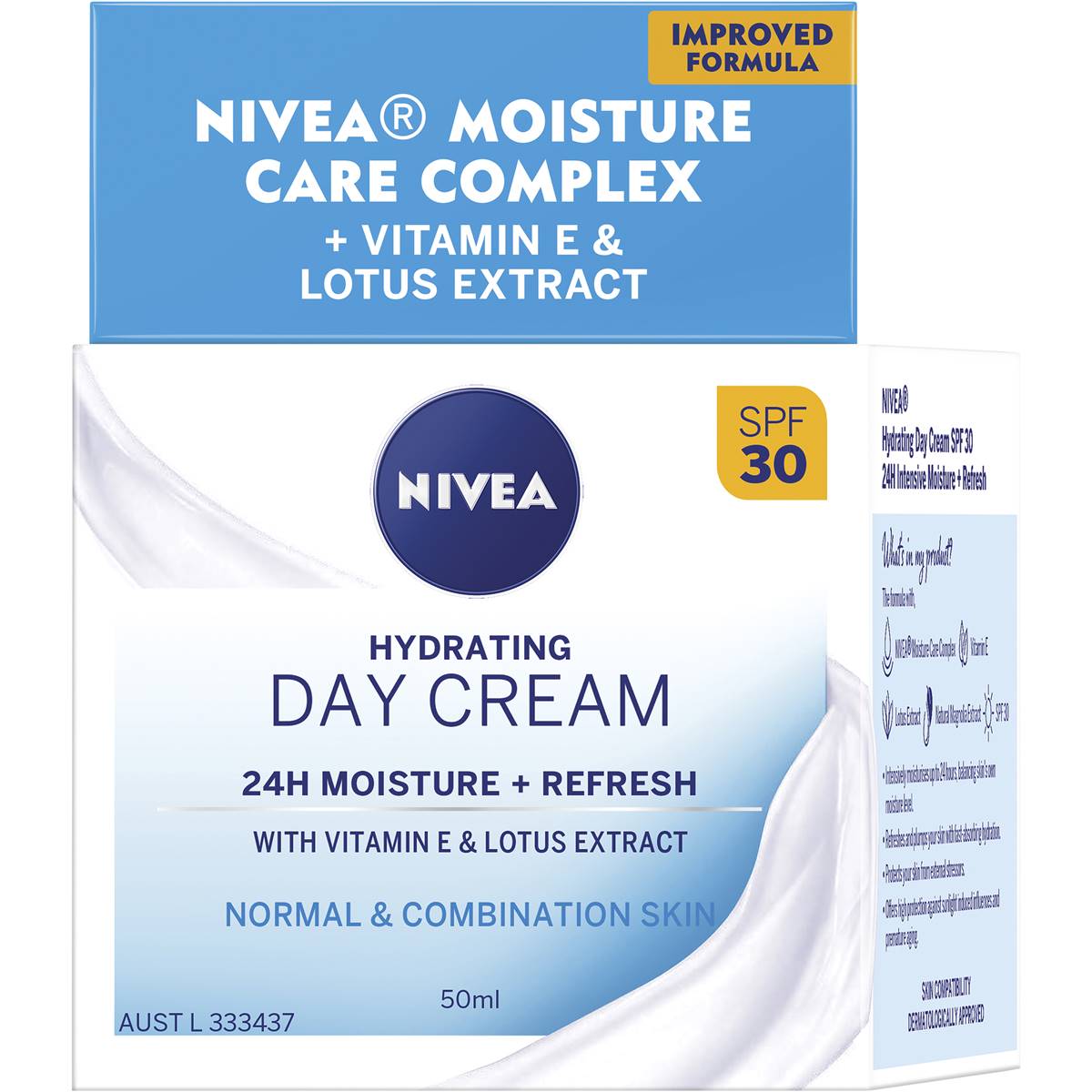 Nivea Hydrating Day Cream 24hr ẩm + Làm mới SPF30 50ml