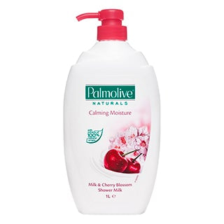 Palmolive Naturals Sữa & Cherry Blossom Body Wash 1L