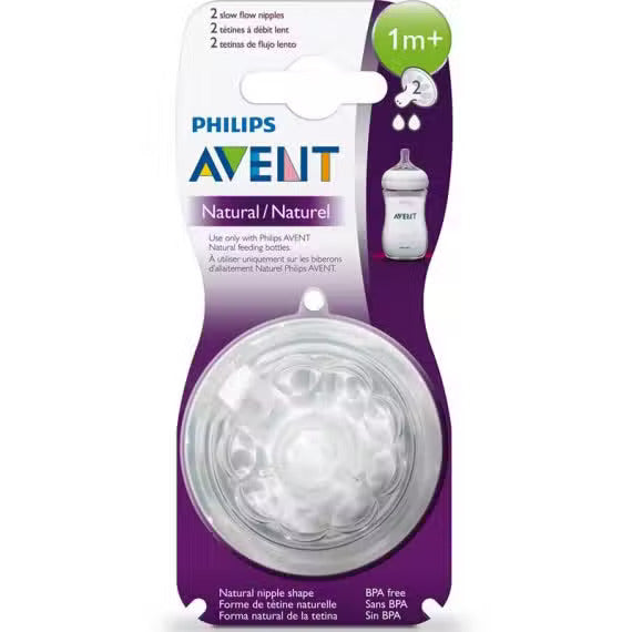 Philips avent tự nhiên chậm dòng chảy 1m+ 2 gói