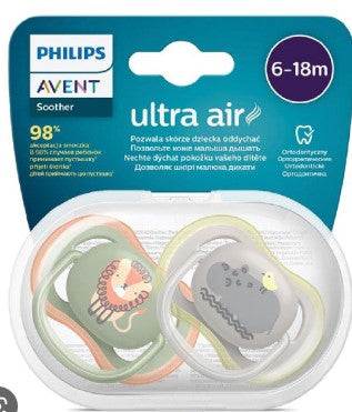 Philips Avent Ultra Air Soother 6-18 tháng 2 Gói