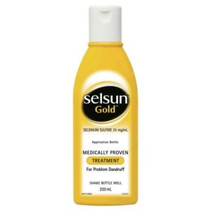 Selsun Gold Selenium sulfide 25 mg/ml điều trị 200ml