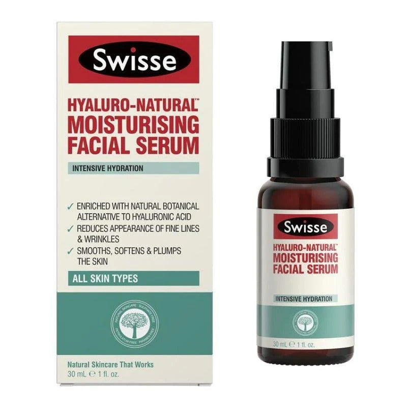 Swisse Hyaluro Natural Kem dưỡng ẩm trên mặt huyết thanh 30ml