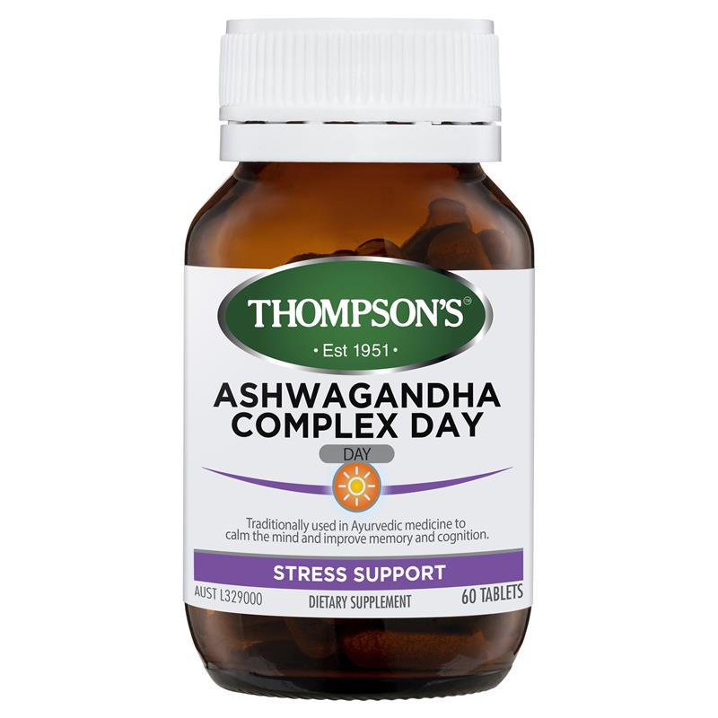 Ngày của Thompson's Ashwaganda Complex Day 60 máy tính bảng