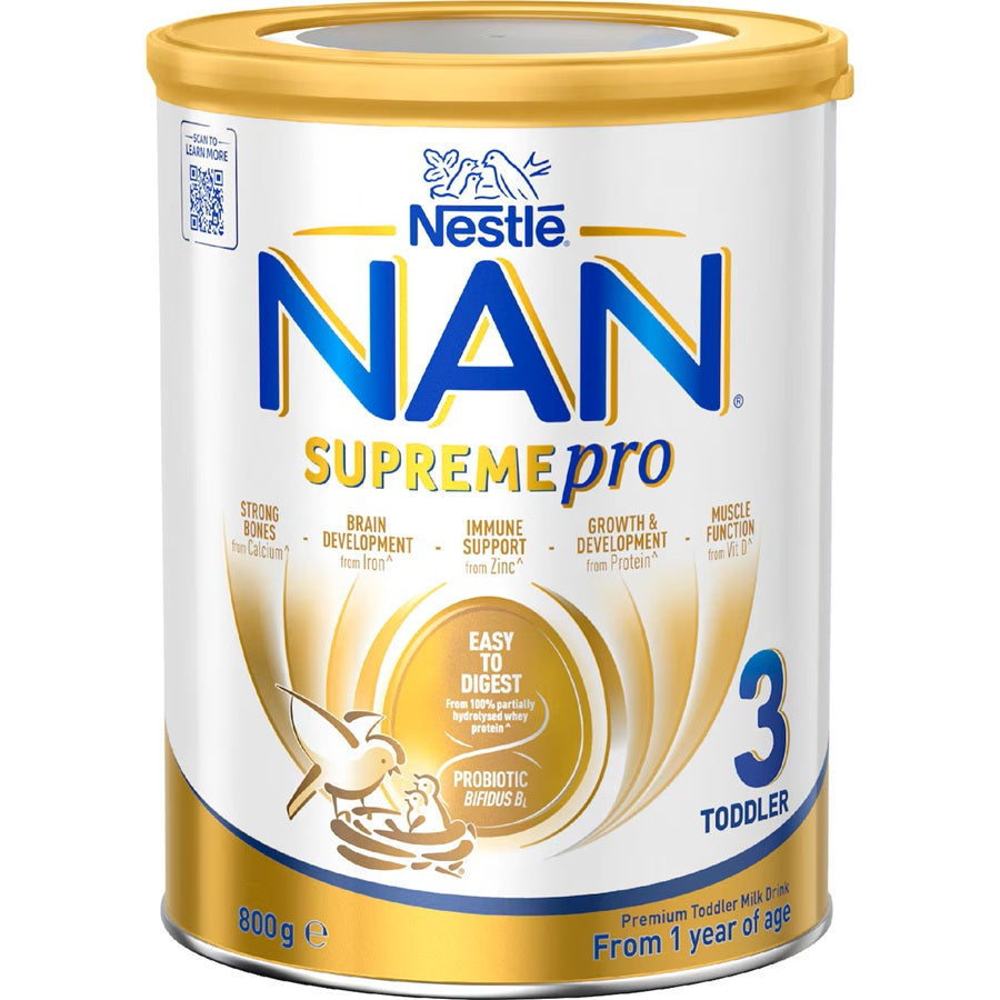 Nestle NAN SupremePro 幼兒牛奶飲料 Stage 3 800g（出廠日期：07/05/2026）- 包裝損壞