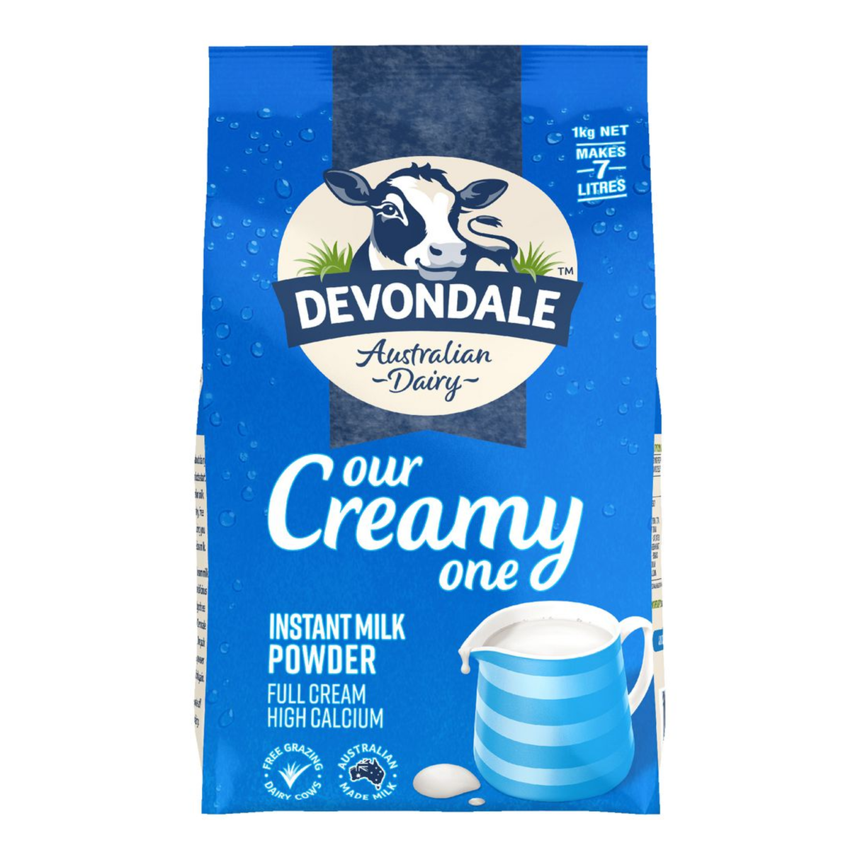 Devondale Instant Milk Powder Full Cream 1kg (EXP: 02/09/2026)