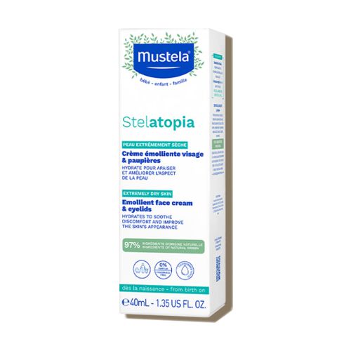 ครีมบำรุงผิวหน้าและเปลือกตา Mustela Stelatopia และเปลือกตา 40 มล.