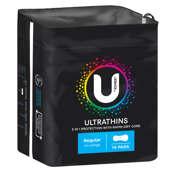 U By Kotex Ultrathin Regular No Wings 14 Pack – Regents Park Pharmacy ...