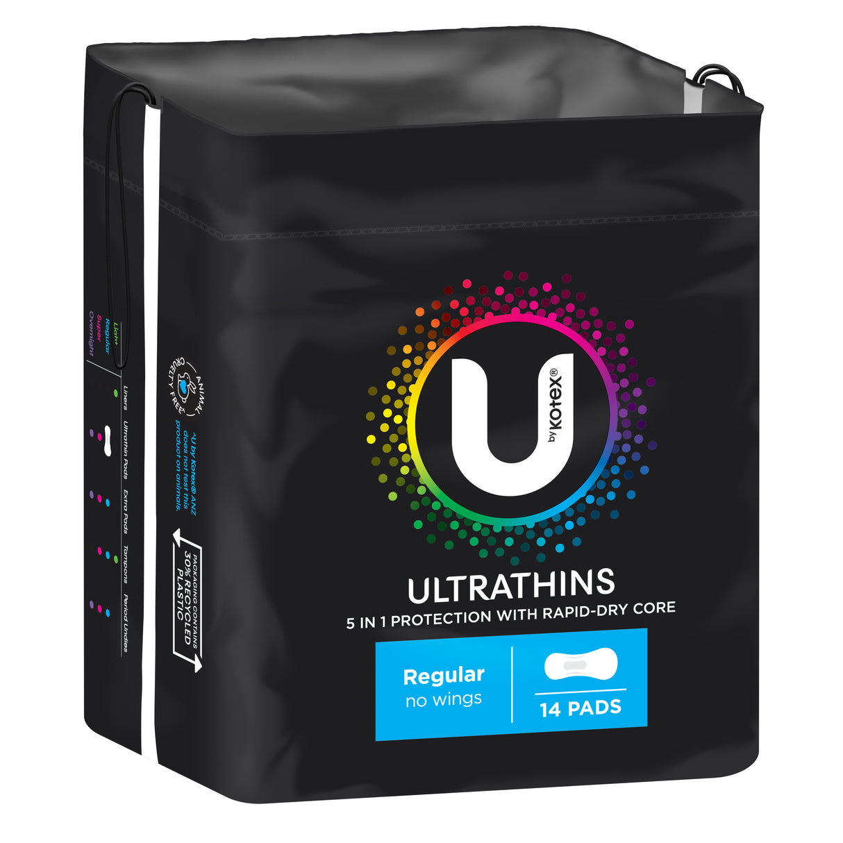 U By Kotex Ultrathin Regular No Wings 14 Pack